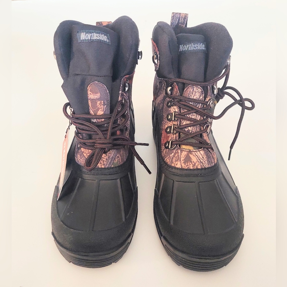 Northside Duck Camouflage Water Resistance Rubber Boots Mens Size 11 NWT
